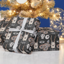 スカル不気味スネークアイブラック