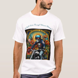 「スカル乗り Tシャツ
