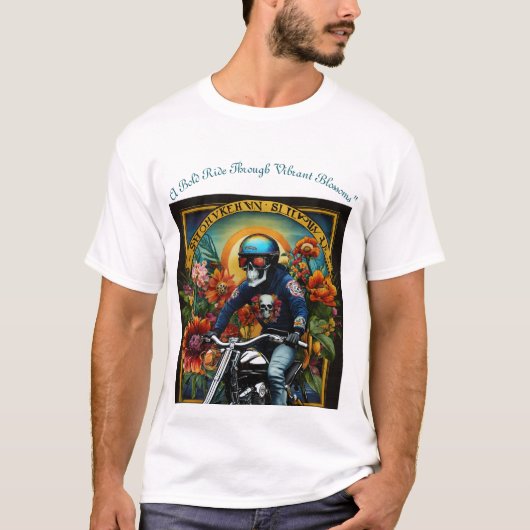 「スカル乗り Tシャツ (正面)