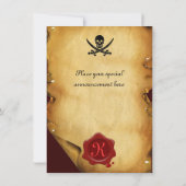 スカル交差剣モノグラムワックスシール剤 案内状 (裏面)