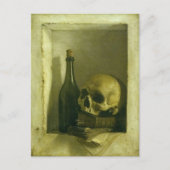 スカル付き絵画はがき ポストカード (正面)