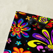 スカル付き花ビーチタオル ビーチタオル (インサイチュ)