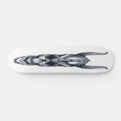 スカル付き スケートボード (横)