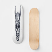 スカル付き スケートボード (正面)