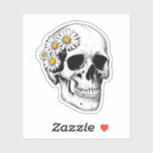 スカル付デイジー シール (シート)