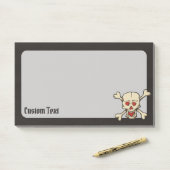 スカル付ハート ポストイット (デスク)