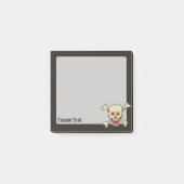 スカル付ハート ポストイット (正面)