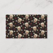 スカル付ハート 名刺 (裏面)