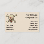 スカル付ハート 名刺 (正面)