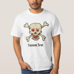 スカル付ハート Tシャツ