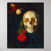 スカル付バラ | カール・シュチ ポスター (正面)
