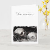 スカル仲間 カード (黄色い花)