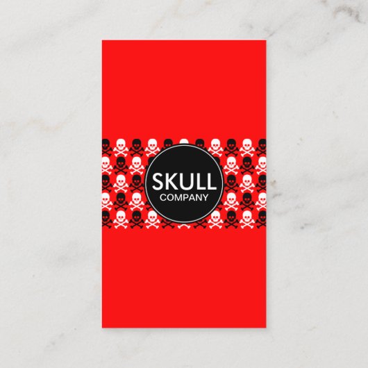 スカル会社センストライプター 名刺 (裏面)