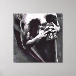 スカル体 キャンバスプリント