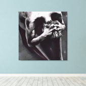 スカル体 キャンバスプリント (インサイチュ (ウッドフロア))