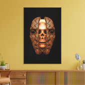 スカル内：内部の複雑さを明らかにする キャンバスプリント (インサイチュ (リビング))