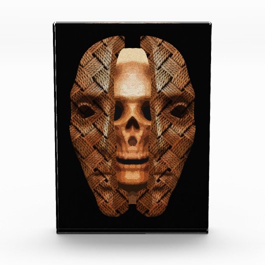 スカル内：内部の複雑さを明らかにする フォトブロック (正面)