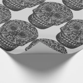 スカル包装紙 ラッピングペーパー (角)