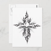 スカル十字架 ポストカード (正面/裏面)
