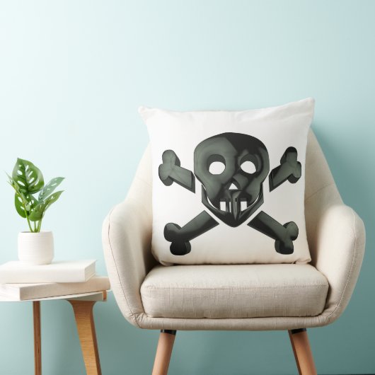 スカル十字骨 クッション (椅子)
