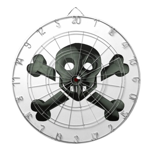 スカル十字骨 ダーツボード (正面)