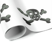 スカル十字骨 ラッピングペーパー (ロールコーナー)