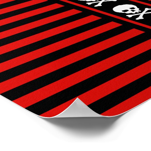 スカル十字 ポスター (角)