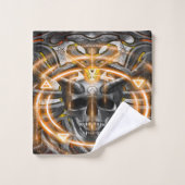 スカル印章第2巻 バスタオルセット (ウォッシュタオル)