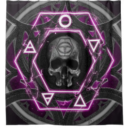 スカル印 シャワーカーテン