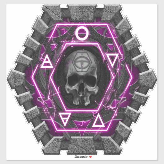 スカル印 シール (シート)