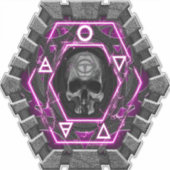 スカル印 シール (正面)