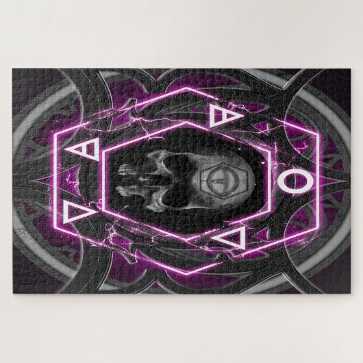 スカル印 ジグソーパズル (横)