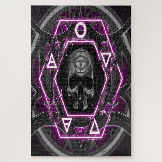 スカル印 ジグソーパズル (縦)