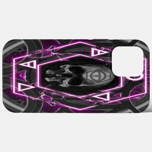 スカル印 Case-Mate iPhoneケース (裏面 (横))