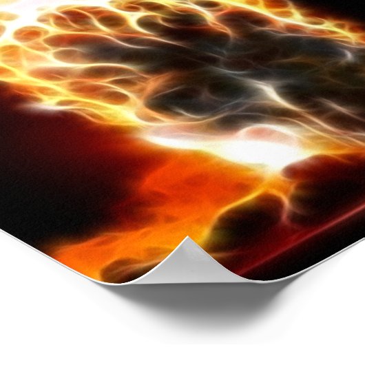 スカル原子爆弾 ポスター (角)