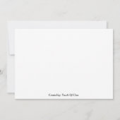 スカル及び十字骨誕生日招待状 招待状 (裏面)