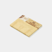 スカル及び歯，歯科診療所，歯科医モノグラム ポストイット (アングル)