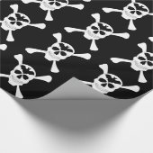 スカル及び石骨包み紙 ラッピングペーパー (角)