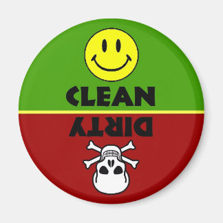 スカル及び簡易クリーン汚れ食洗機磁石 マグネット