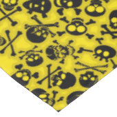 スカル及び骨が交差した図形パターン テーブルクロス (アングル)