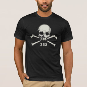 スカル及び骨のTシャツ Tシャツ