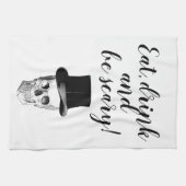 スカル台所用タオル キッチンタオル (横)