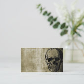 スカル名刺 名刺 (スタンド正面)