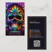 スカル名刺 名刺 (正面/裏面)