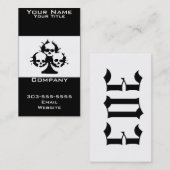 スカル名刺 名刺 (正面/裏面)