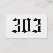 スカル名刺 名刺 (裏面)