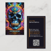 スカル名刺 名刺 (正面/裏面)