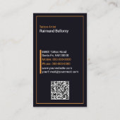 スカル名刺 名刺 (裏面)