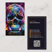 スカル名刺 名刺 (正面/裏面)