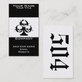 スカル名刺 名刺 (正面/裏面)